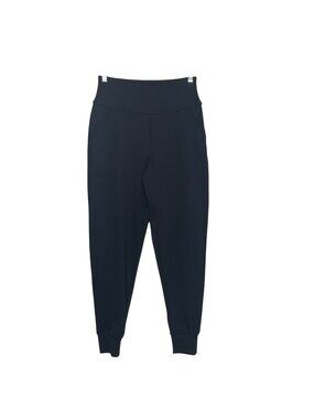 Spanx Assets High Rise Jogger Pants Medium Black New WOT Activewear